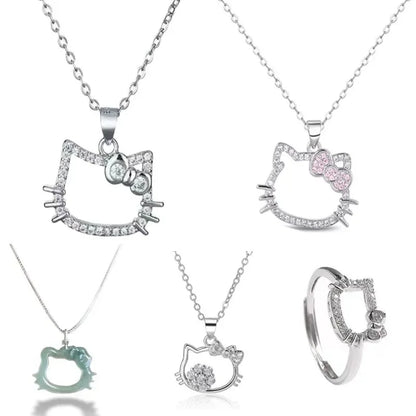 Hello Kitty Necklaces & Ring